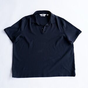 JOSEPH ABBOUD Liquid Soft Men’s Black Polo Shirt